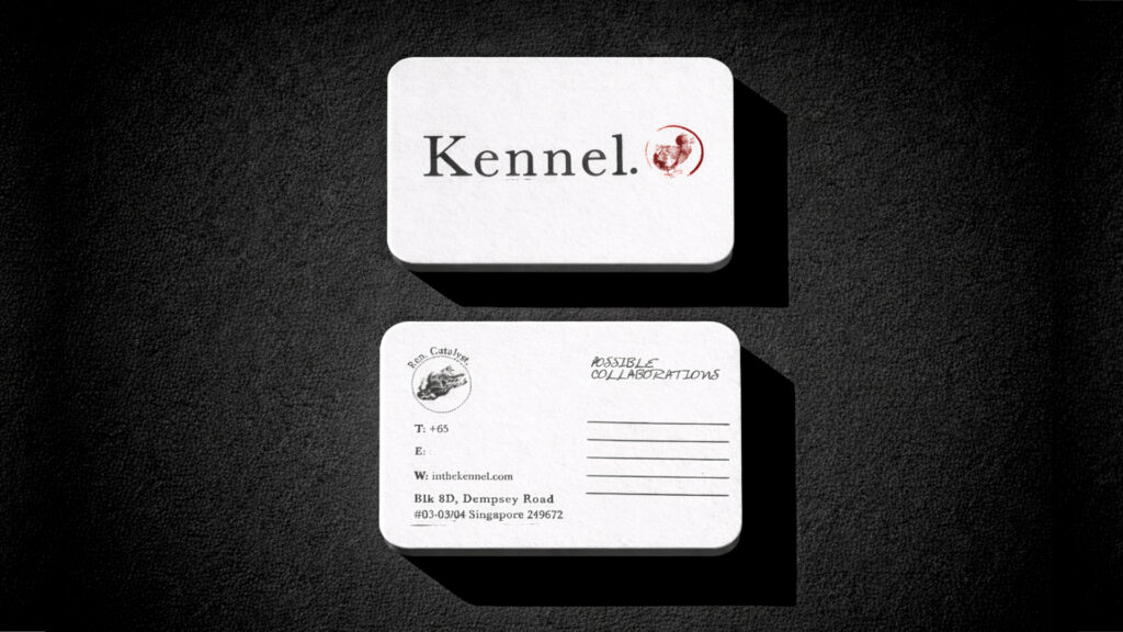 kennel name card