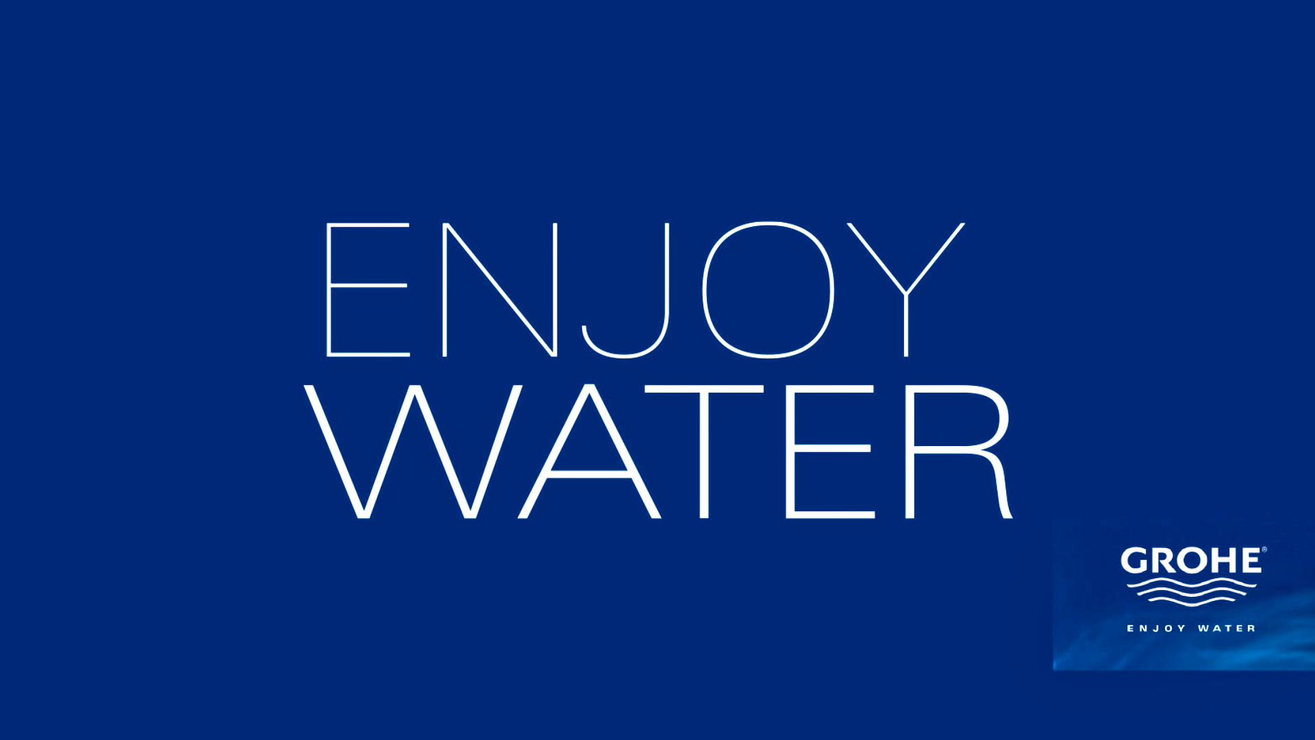 GROHE. Experience Water.